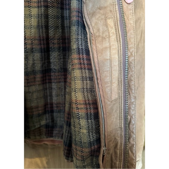 Vintage Sea Dream Leather Bomber Jacket - Picture 7 of 14